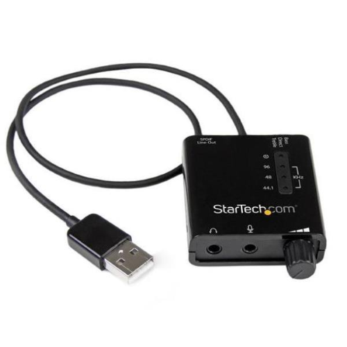 StarTech.com Scheda audio esterna adattatore audio stereo USB con audio digitale SPDIF - Scheda audio - 24 bit - 96 kHz - stereo - USB 2.0 - per P/N: MU15MMS, MU6MMS